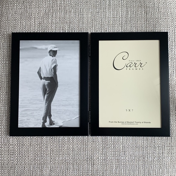 Double 5x7 Black Picture Frame by Carr Frames - Picture 6 of 6